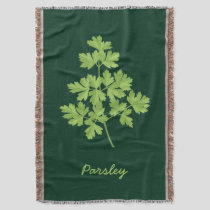 Parsley Throw Blanket