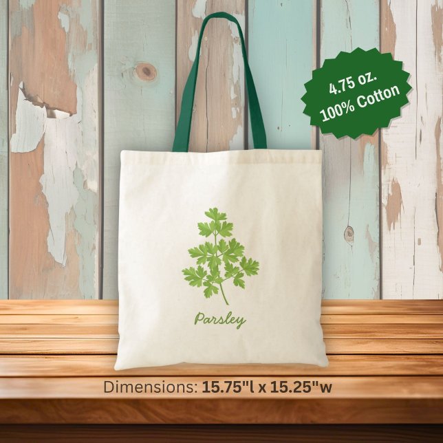 Parsley Tote Bag (Creator Uploaded)