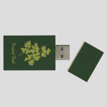 Parsley Wood Flash Drive