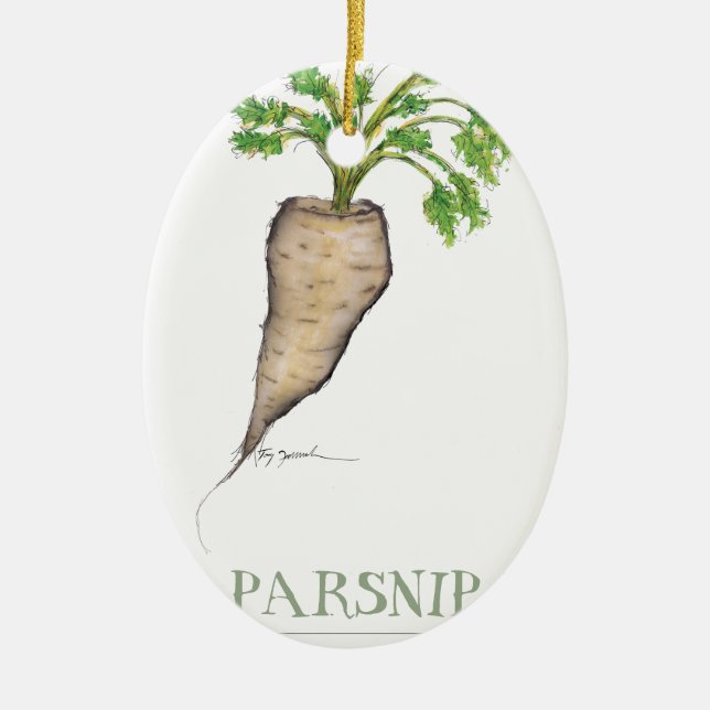 parsnip, tony fernandes ceramic ornament (Front)