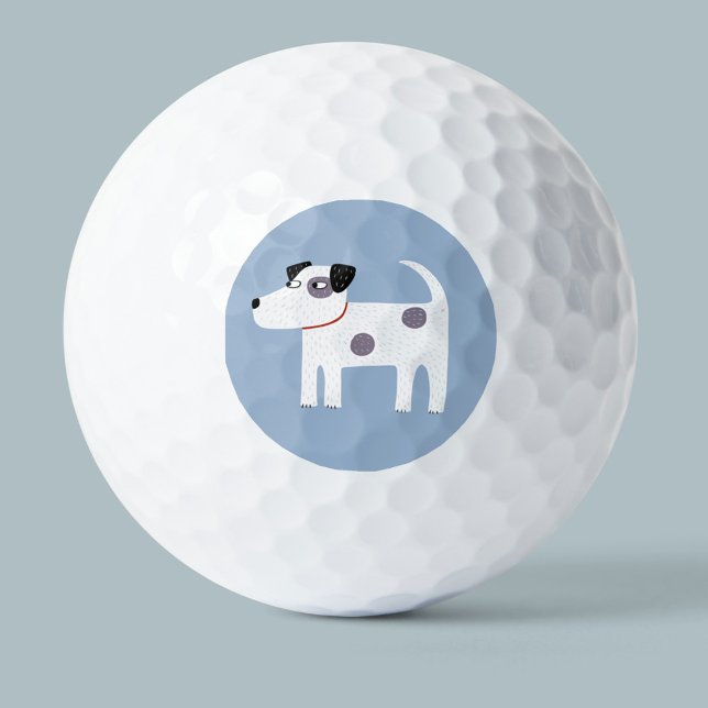 Parson Jack Russell Terrier Dog Golf Balls (Jack Russell Terrier dog golf ball)