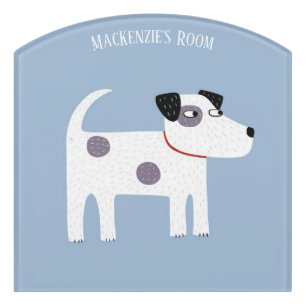 Parson Jack Russell Terrier Dog Personalized Door Sign