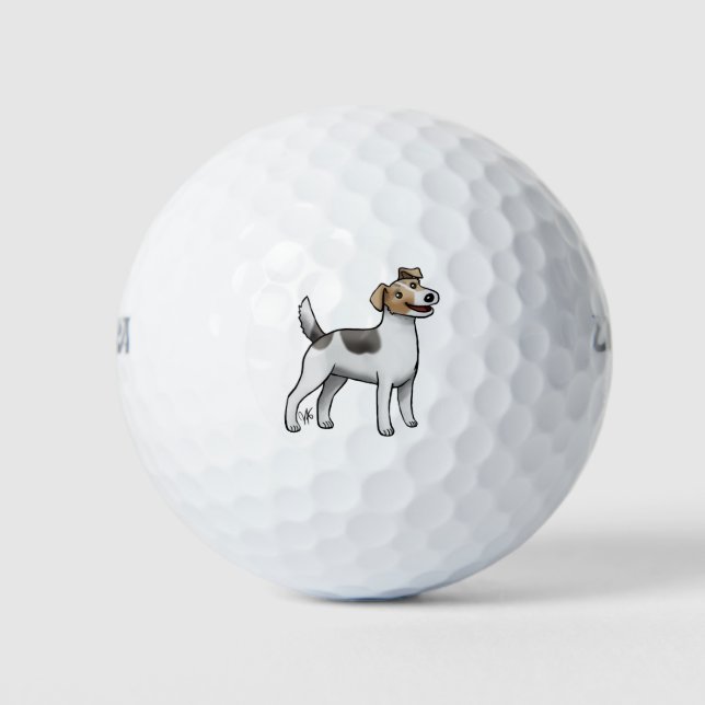 Parson Jack Russell Terrier Golf Balls (Front)