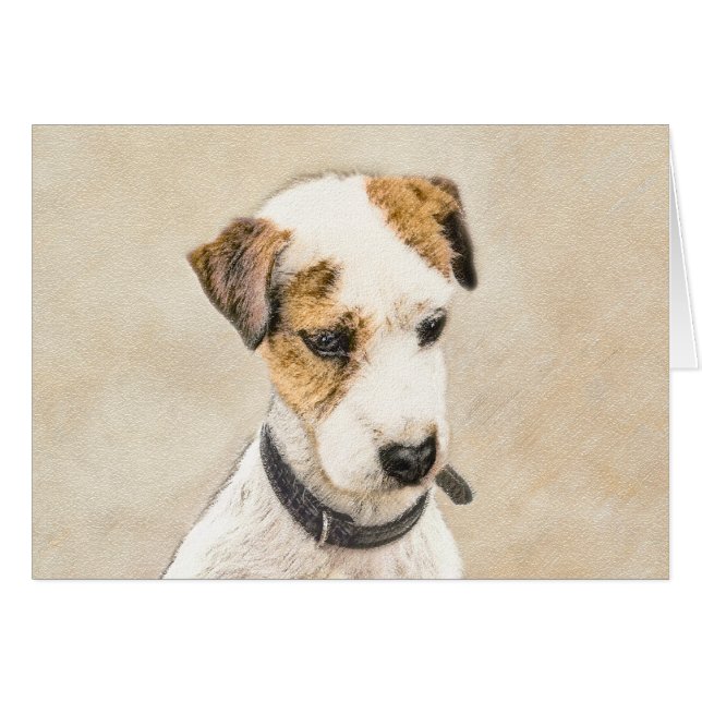 Parson Jack Russell Terrier Painting - Dog Art (Front Horizontal)