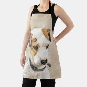 Parson Jack Russell Terrier Painting - Dog Art Apron