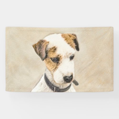 Parson Jack Russell Terrier Painting _ Dog Art Banner