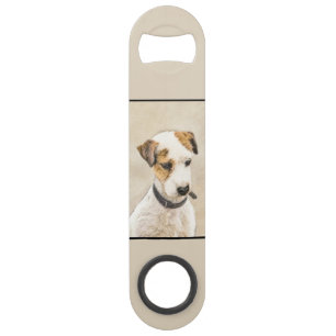 Parson Jack Russell Terrier Painting - Dog Art Bar Key