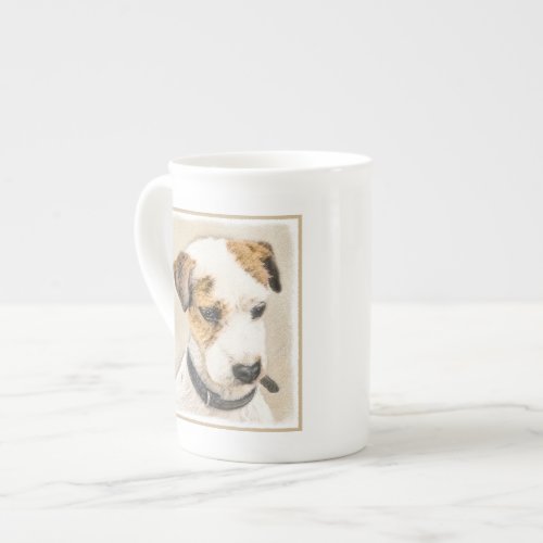 Parson Jack Russell Terrier Painting _ Dog Art Bone China Mug