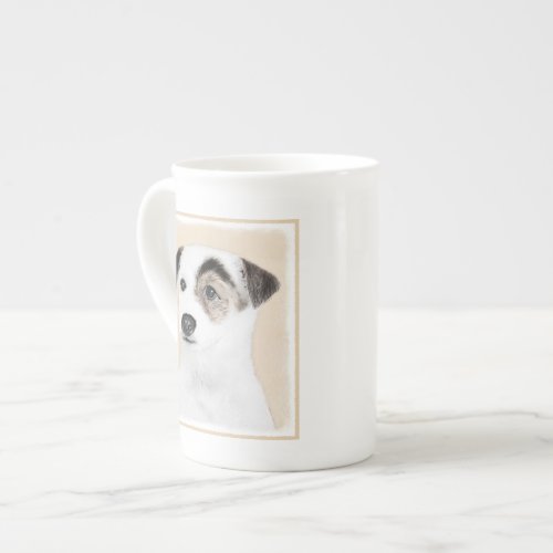 Parson Jack Russell Terrier Painting _ Dog Art Bone China Mug