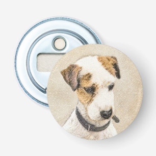 Parson Jack Russell Terrier Painting - Dog Art Bottle Opener