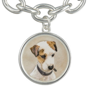 Parson Jack Russell Terrier Painting - Dog Art Bracelet