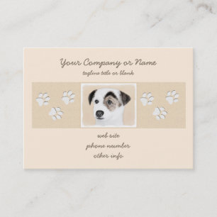 Parson Jack Russell Terrier Painting - Dog Art Business Card