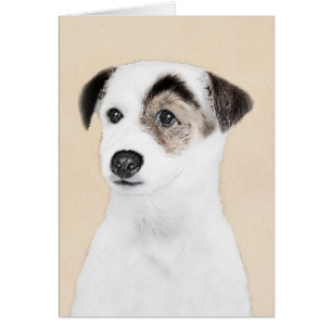 Parson Jack Russell Terrier Painting - Dog Art Cards