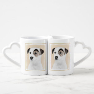 Parson Jack Russell Terrier Painting - Dog Art Coffee Mug Set