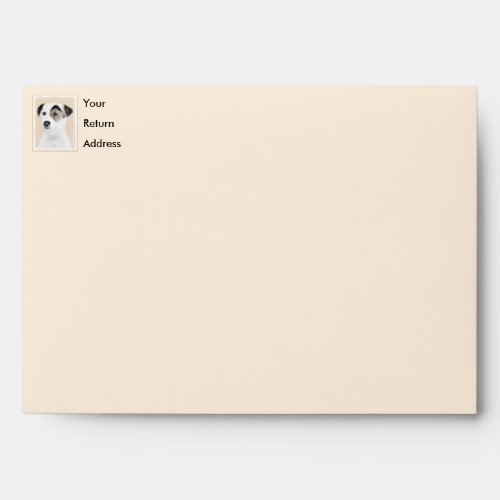 Parson Jack Russell Terrier Painting _ Dog Art Envelope