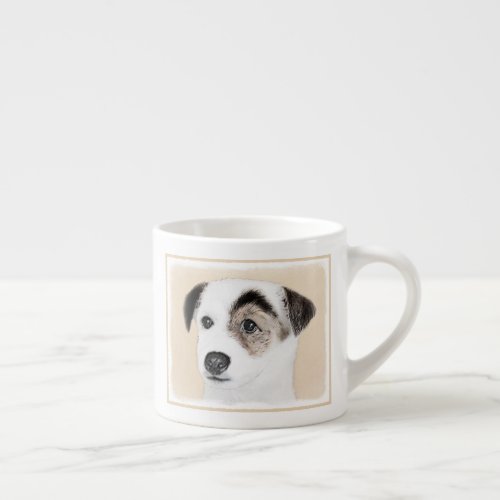 Parson Jack Russell Terrier Painting _ Dog Art Espresso Cup