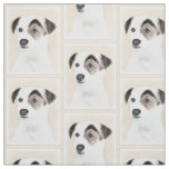 Parson Jack Russell Terrier Painting - Dog Art Fabric