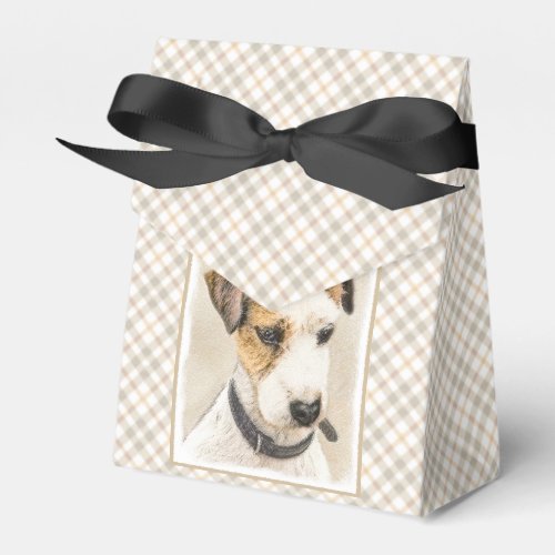 Parson Jack Russell Terrier Painting _ Dog Art Favor Boxes