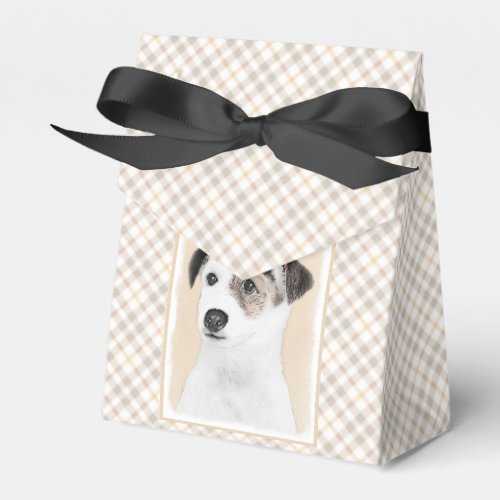 Parson Jack Russell Terrier Painting _ Dog Art Favor Boxes