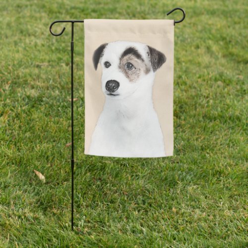 Parson Jack Russell Terrier Painting _ Dog Art Garden Flag