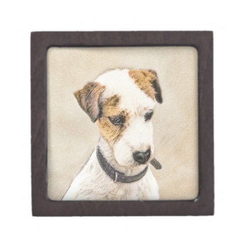 Parson Jack Russell Terrier Painting _ Dog Art Gift Box