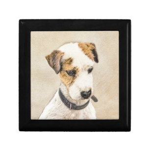 Parson Jack Russell Terrier Painting - Dog Art Gift Box