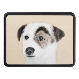 Parson Jack Russell Terrier Painting - Dog Art Hitch Cover