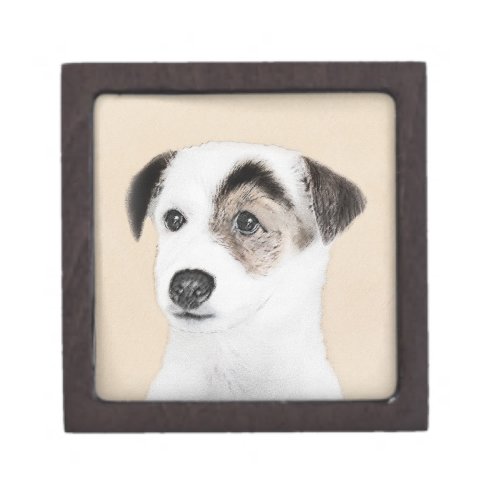 Parson Jack Russell Terrier Painting _ Dog Art Keepsake Box