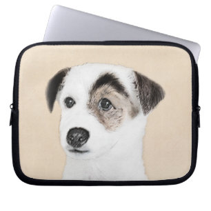 Parson Jack Russell Terrier Painting - Dog Art Laptop Sleeve