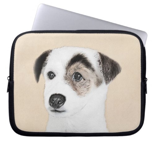 Parson Jack Russell Terrier Painting _ Dog Art Laptop Sleeve