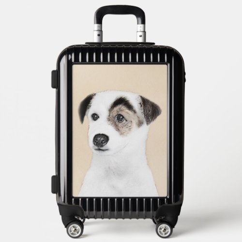 Parson Jack Russell Terrier Painting _ Dog Art Luggage