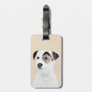 Parson Jack Russell Terrier Painting - Dog Art Luggage Tag
