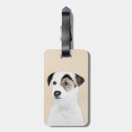 Parson Jack Russell Terrier Painting _ Dog Art Luggage Tag