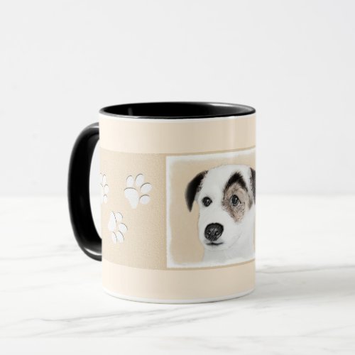 Parson Jack Russell Terrier Painting _ Dog Art Mug