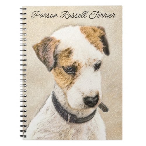 Parson Jack Russell Terrier Painting _ Dog Art Notebook