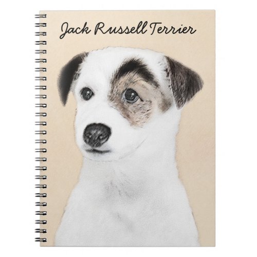 Parson Jack Russell Terrier Painting _ Dog Art Notebook