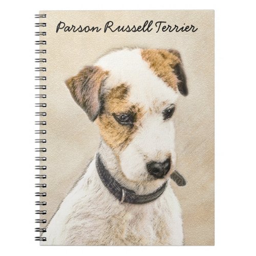 Parson Jack Russell Terrier Painting _ Dog Art Notebook