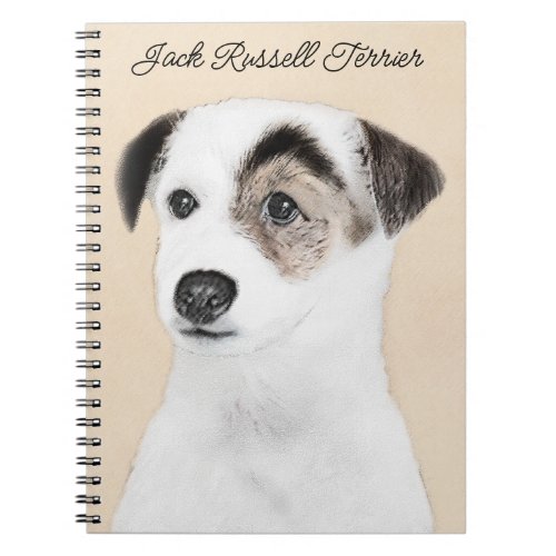 Parson Jack Russell Terrier Painting _ Dog Art Notebook