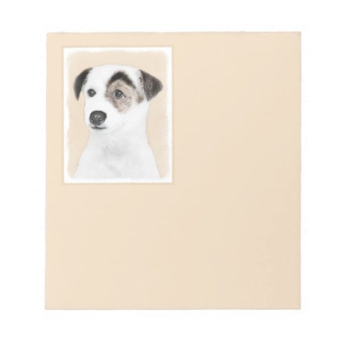 Parson Jack Russell Terrier Painting _ Dog Art Notepad