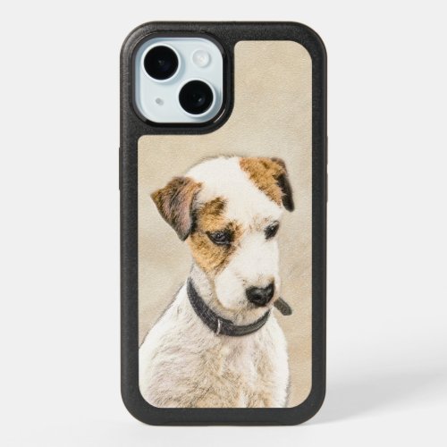 Parson Jack Russell Terrier Painting _ Dog Art Ott iPhone 15 Case