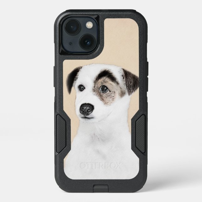 Parson Jack Russell Terrier Painting - Dog Art Otterbox iPhone Case (Back)