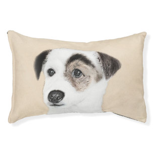 Parson Jack Russell Terrier Painting - Dog Art Pet Bed