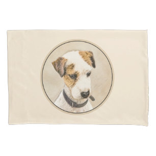 Parson Jack Russell Terrier Painting - Dog Art Pillow Case