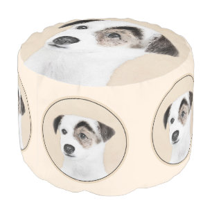 Parson Jack Russell Terrier Painting - Dog Art Pou Pouf