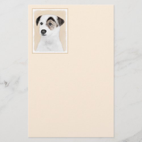 Parson Jack Russell Terrier Painting _ Dog Art Stationery