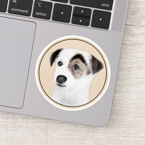 Parson Jack Russell Terrier Painting _ Dog Art Sticker