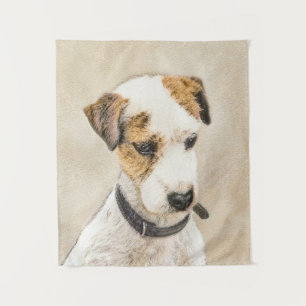 Parson Jack Russell Terrier Painting - Dog Art Tapestry