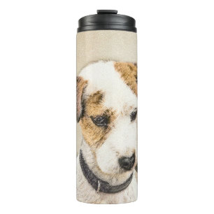 Parson Jack Russell Terrier Painting - Dog Art Thermal Tumbler