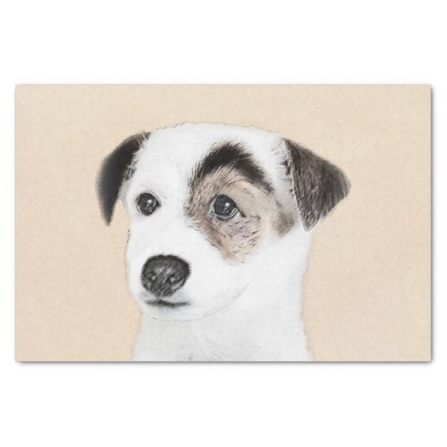 Parson Jack Russell Terrier Painting _ Dog Art Tissue Paper