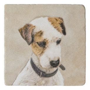 Parson Jack Russell Terrier Painting - Dog Art Trivet